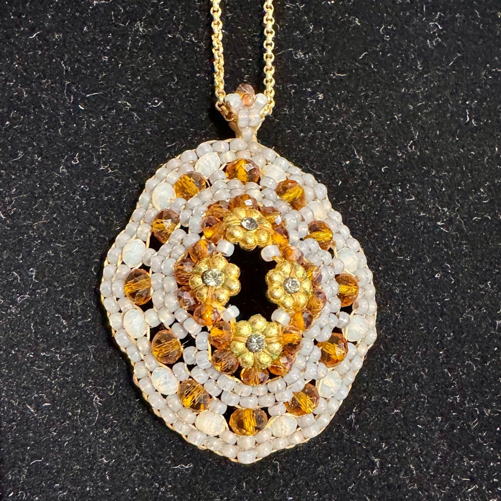 NWOT Signed Miguel Ases Necklace